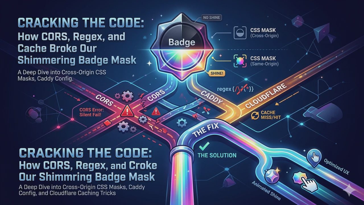 Why Did CSS Mask Fail on Cross-Origin? — The CORS, Caddy, and Cloudflare Trifecta