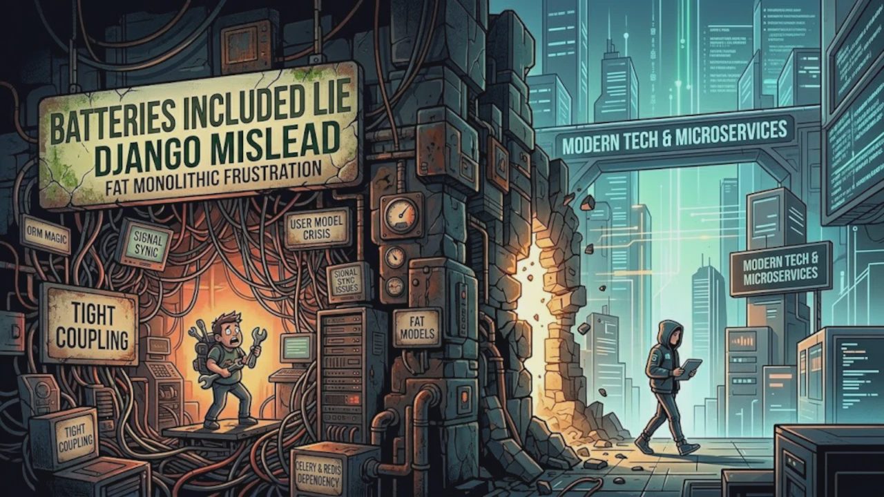 The Batteries Included Lie: Why One Django Project Was Enough
