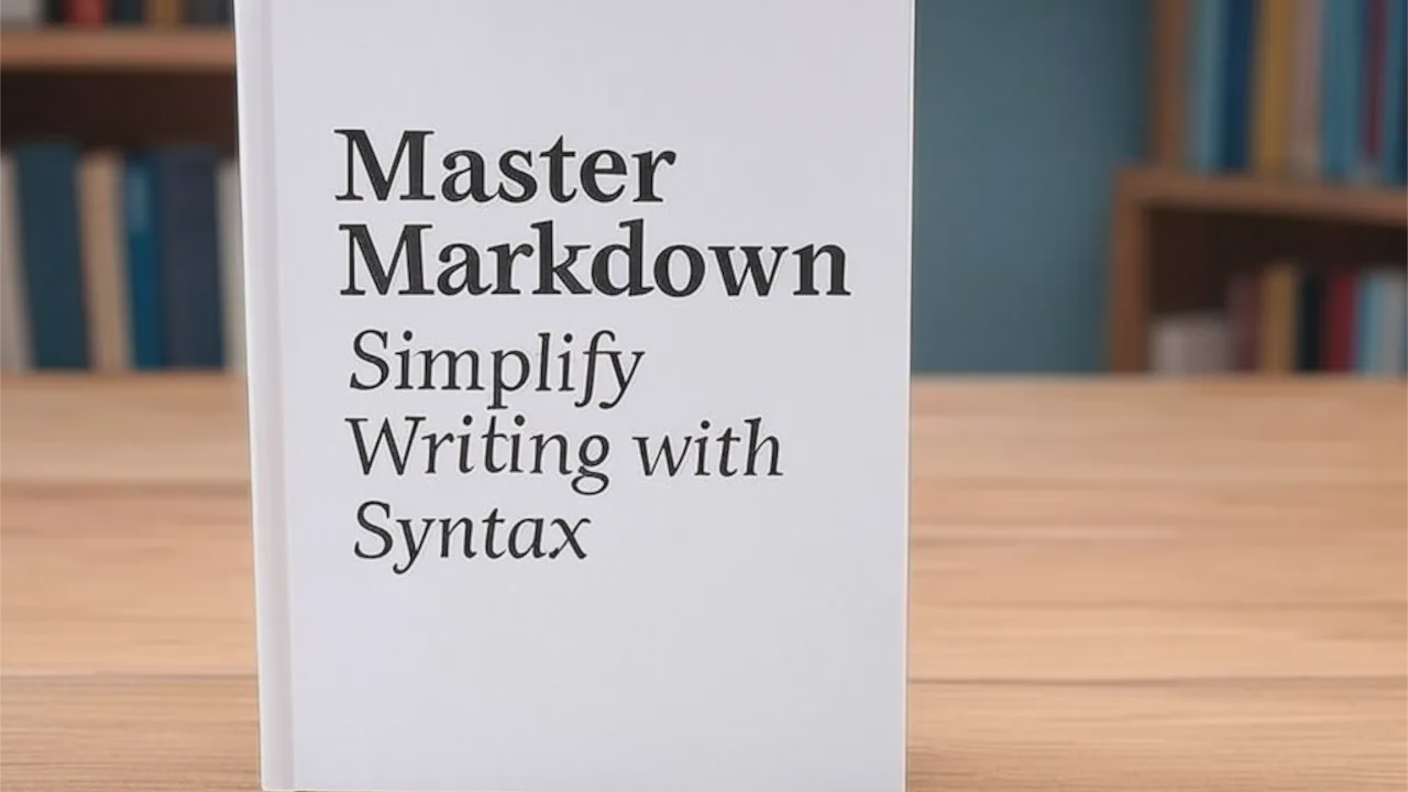 Master Markdown: Simplify Writing with Syntax