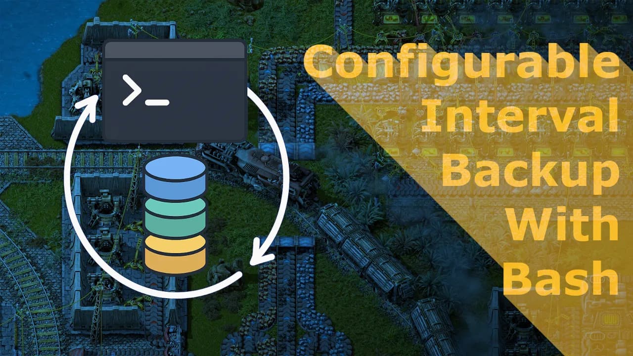 Smart Game Server Backups with Bash: Hourly, Weekly, and Monthly Rotation